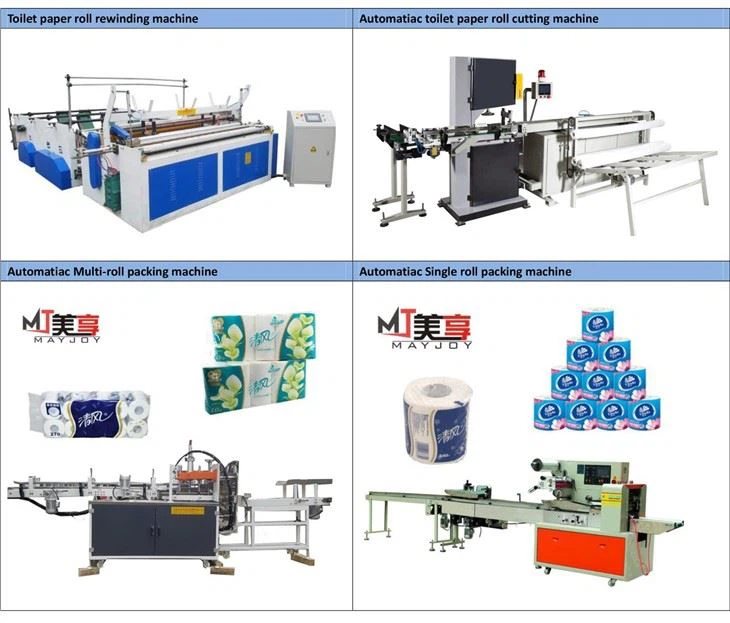 Full Automatic Toilet Paper Roll Making Line/production Line With Good Quality